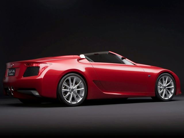 Lexus LFA Roadster Concept представлен в Токио